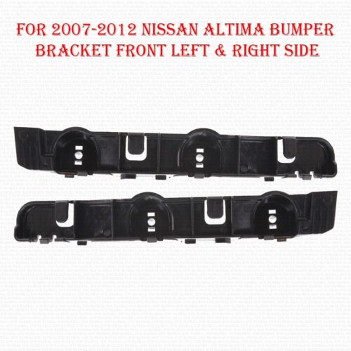 For 2007-2012 Nissan Altima Bumper Bracket Front Left & Right Side Set of 2