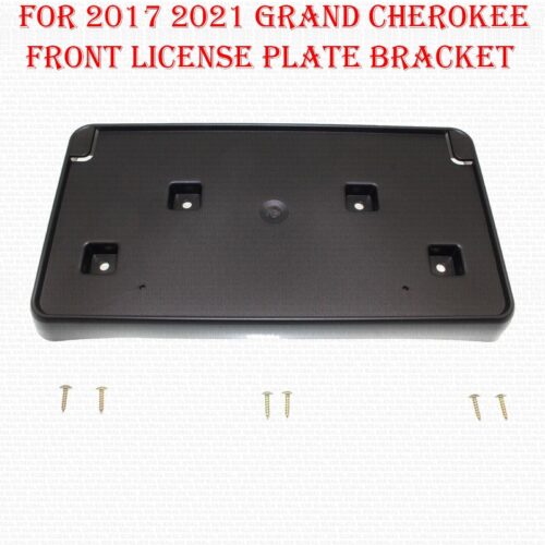 For 2017 2018 2019 2020 2021 Grand Cherokee Front License Plate Bracket