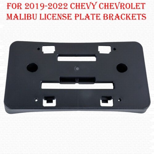 For 2019-2023 Chevy Chevrolet Malibu Front License Plate Brackets, 84524301