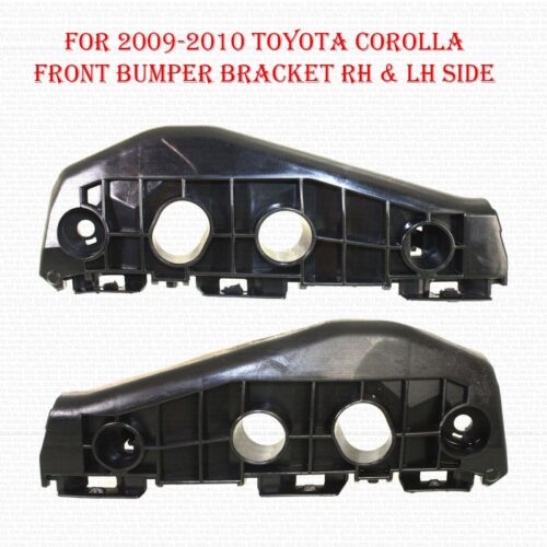 For 2009-2010 Toyota Corolla Front Bumper Bracket Set of 2 Right & Left Side