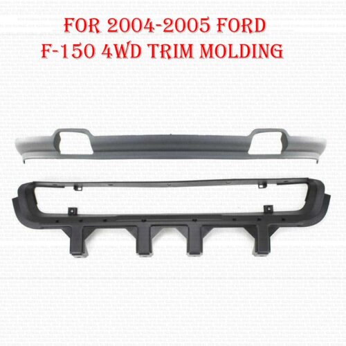 For 2004-2005 Ford F-150 4WD Front Bumper Lower Valance + Trim Molding