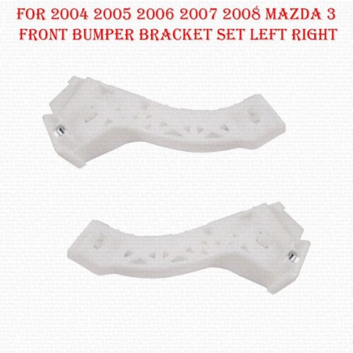 For 2004 2005 2006 2007 2008 Mazda 3 Front Bumper Bracket Set Left Right