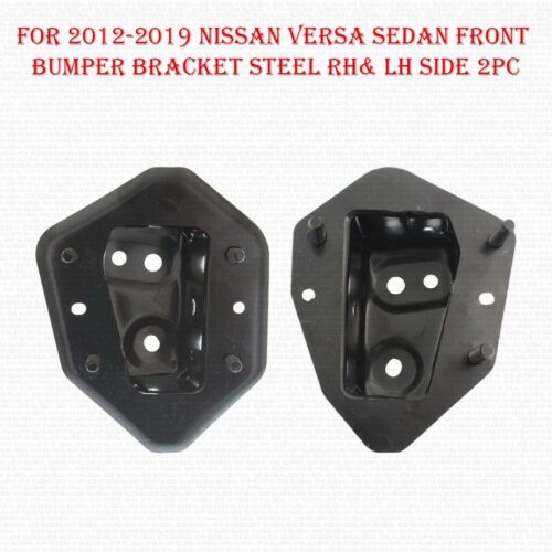 For 2012-2019 Nissan Versa Sedan Front Bumper Bracket Steel RH& LH Side 2Pc