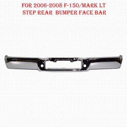 For 2006 2007 2008 F-150/Mark LT Step Rear Bumper Face Bar, Chrome