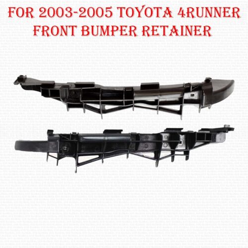 For 2003-2005 Toyota 4Runner Front Bumper Retainer LH-RH Side Primed 2Pc