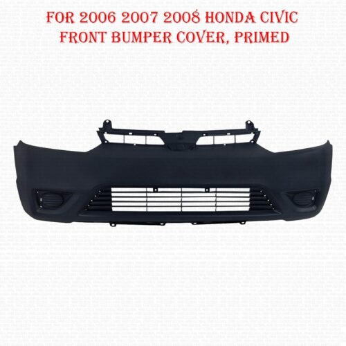 For 2006 2007 2008 Honda Civic Front Bumper Cover , Coupe, Primed