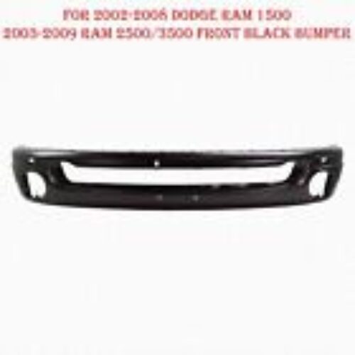 For 2002-2008 Dodge Ram 1500 2003-2009 RAM 2500/3500 Front Black Bumper Steel