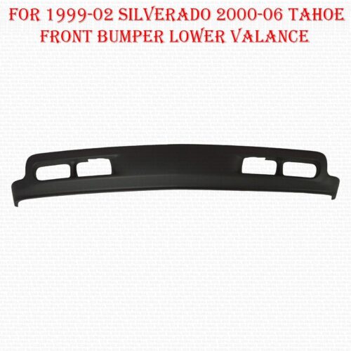 For 1999-02 Silverado 2000-06 Tahoe Front Bumper Lower Valance With Fog Light