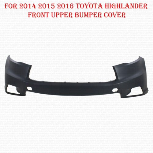 For 2014 2015 2016 Toyota Highlander Front Upper Bumper Cover, Primed