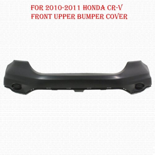 For 2010-2011 Honda Cr-V Front Upper Bumper Cover with Fog Lamp Holes, Primed