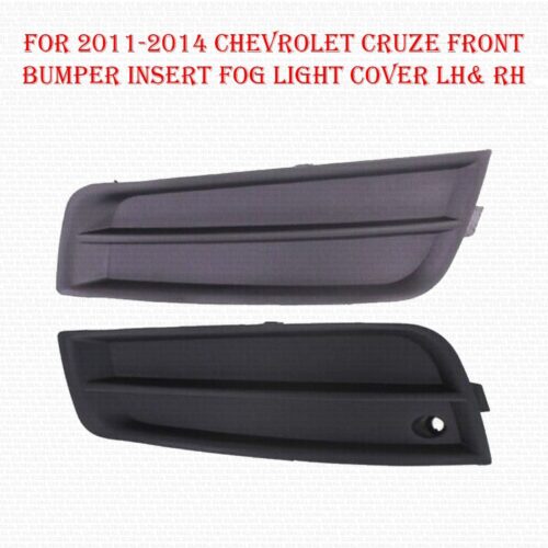 For 2011-2014 Chevrolet CRUZE Front Bumper Insert Fog Light Cover Left & Right