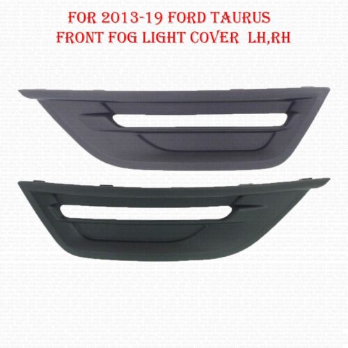 For 2013-19 Ford Taurus Front Fog Light Cover Driver and Passenger Side Textured