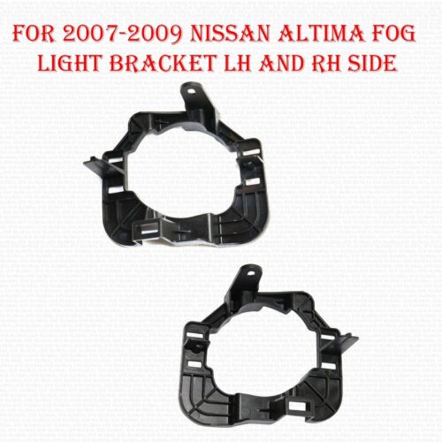 For 2007-2009 Nissan Altima Fog Light Bracket Set of 2 Driver and Passenger Side