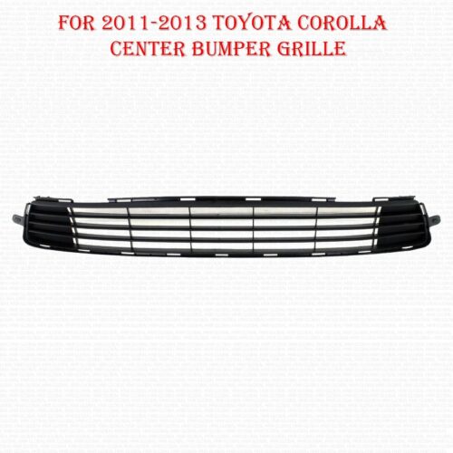 For 2011 2012 2013 Toyota Corolla Center Bumper Grille, Textured Black