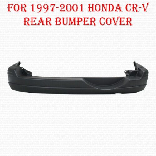 For 1997-2001 Honda CR-V Rear Bumper Cover Textured With Side Light Holes