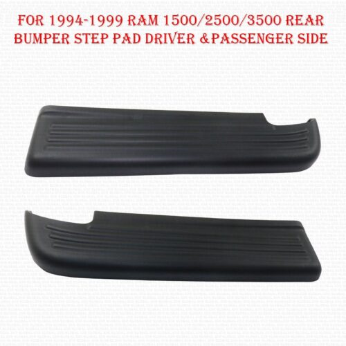 For 1994-1999 Ram 1500/2500/3500 Rear Bumper Step Pad Driver &Passenger Side 2Pc