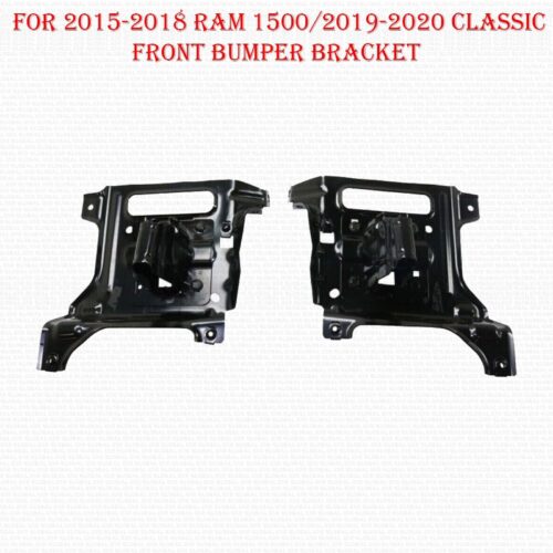 For 15-18 RAM 1500 Front Bumper Bracket RH and LH Includes 19-22 1500 Classic