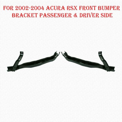 For 2002 2003 2004 Acura RSX Front Bumper Bracket Passenger & Driver Side 2Pcs