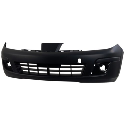 For 2007-2012 Nissan Versa Front Bumper Cover With Fog Lamp Holes Primed