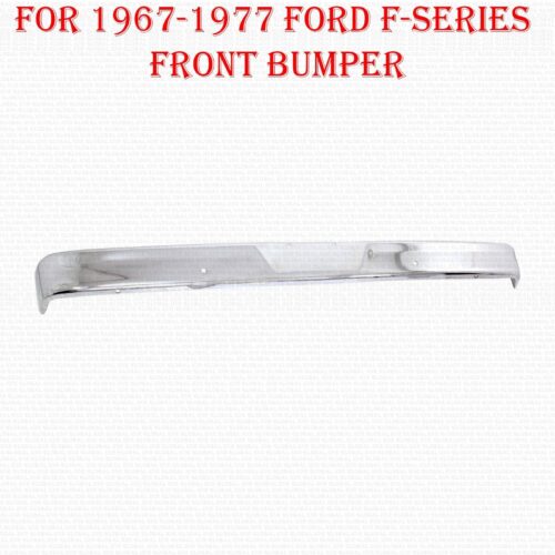 For 1967-1977 Ford F-SERIES Front Bumper, Chrome C4TZ17757D