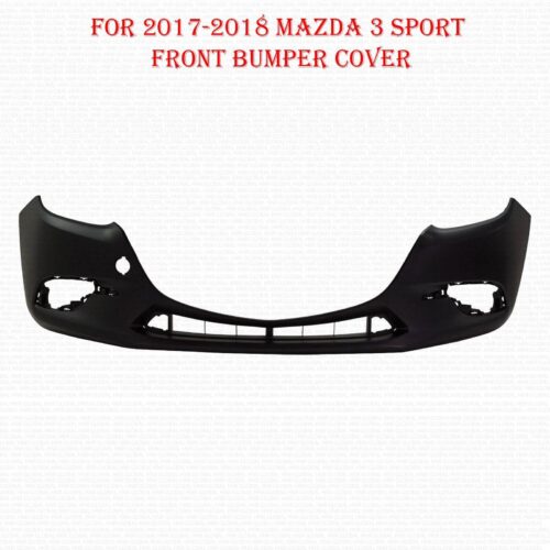 For 2017-2018 Mazda 3 Sport Front Bumper Cover, Primed, Mexico Built Vehicle